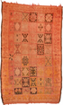 Vintage Moroccan Area Rug (4' x 7')